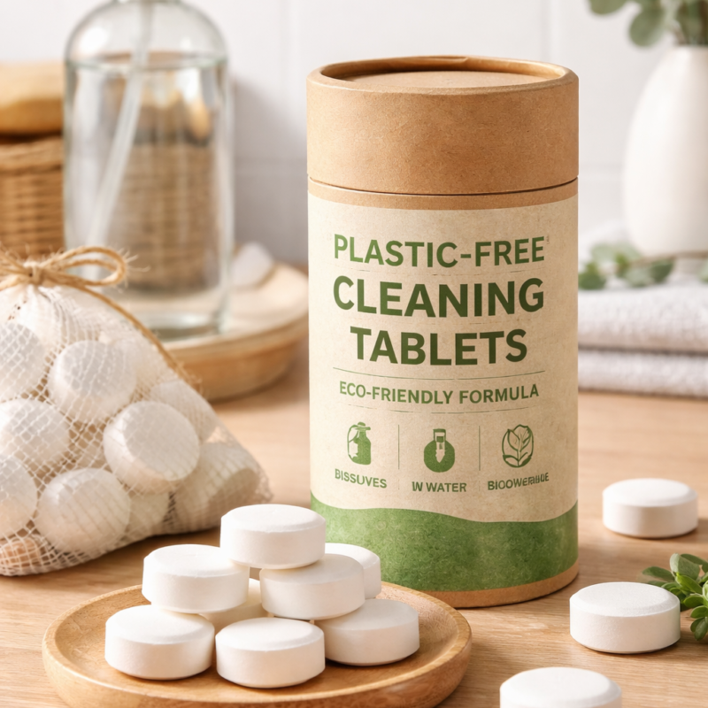 eco-friendly packaging for cleaning tablets