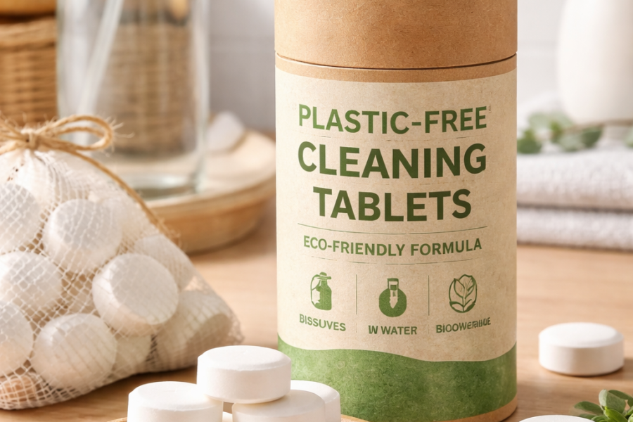 eco-friendly packaging for cleaning tablets