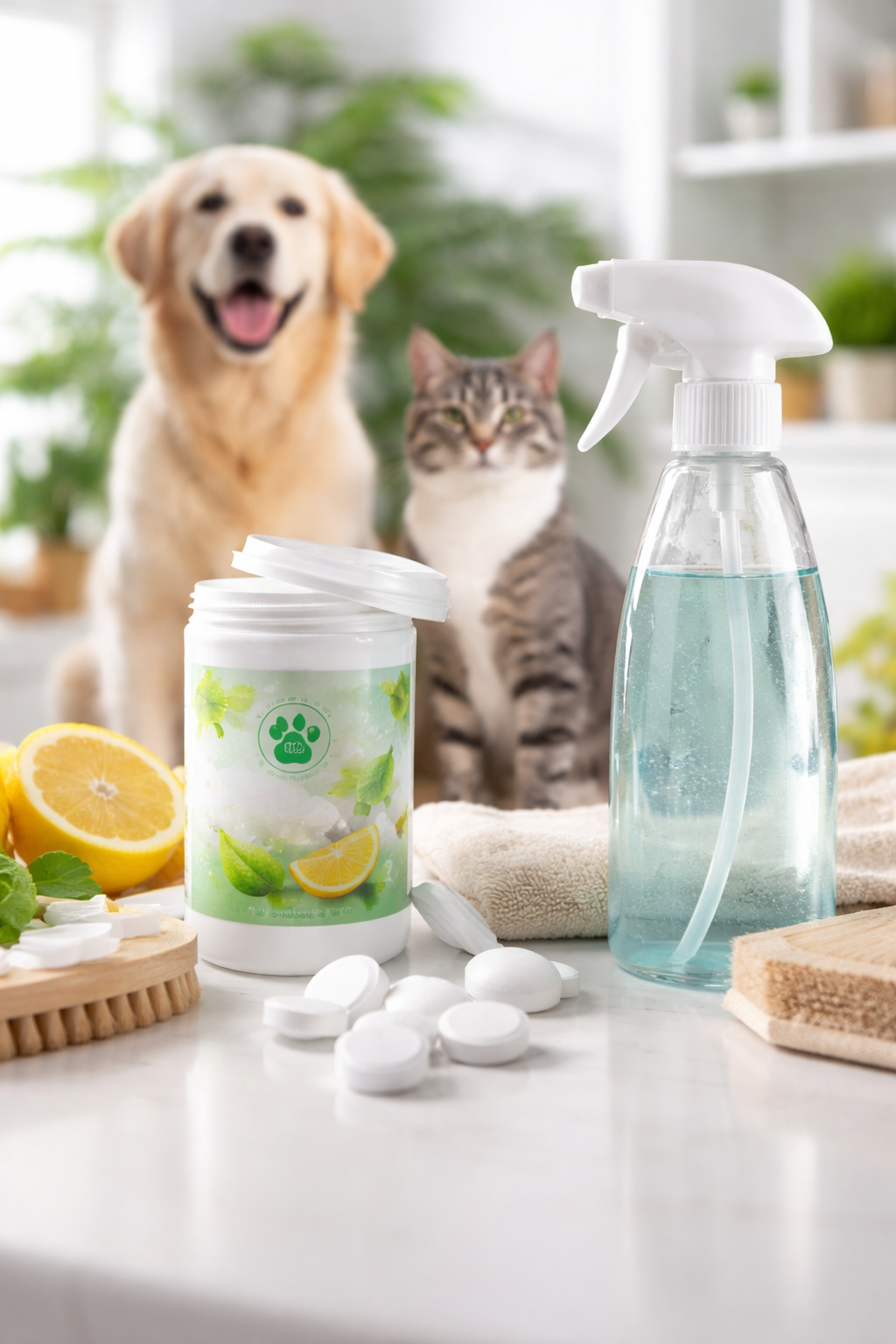 Pet-Friendly Effervescent Tablets: Non-Toxic and Gentle Cleaning for Your Home